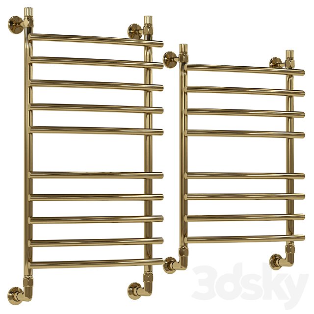 Water heated towel rail Dvin R primo