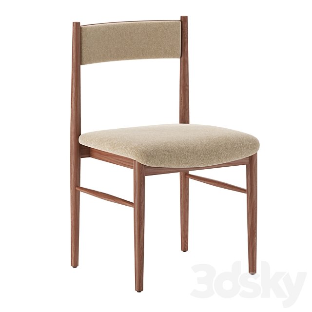 Crate & Barrel Petrie Upholstered Dining Chair