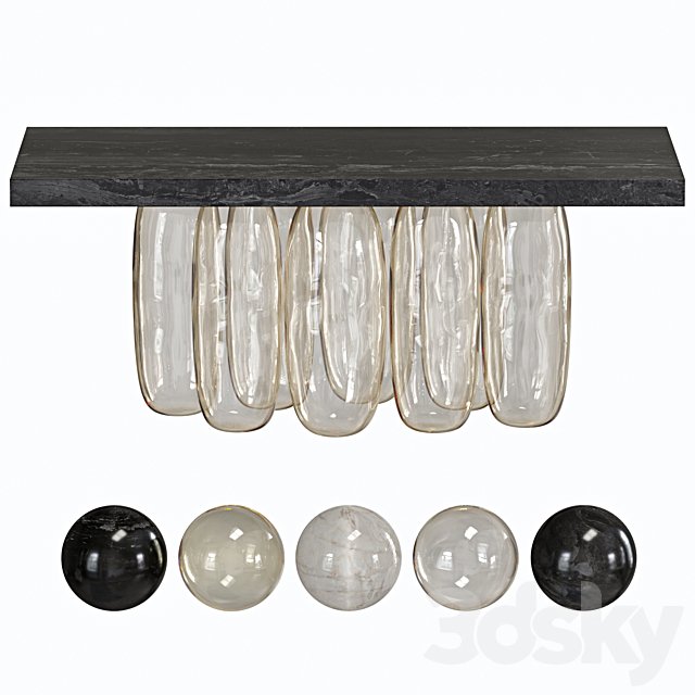 Inverted Gravity Dining Table by Mathieu Lehanneur
