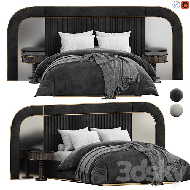 Velovis Bed by Zebrano