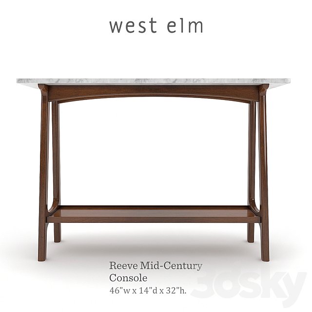 West elm Reeve Mid-Century Console