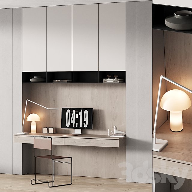 244 office furniture 09 workplace 05 minimal warm vintage 01