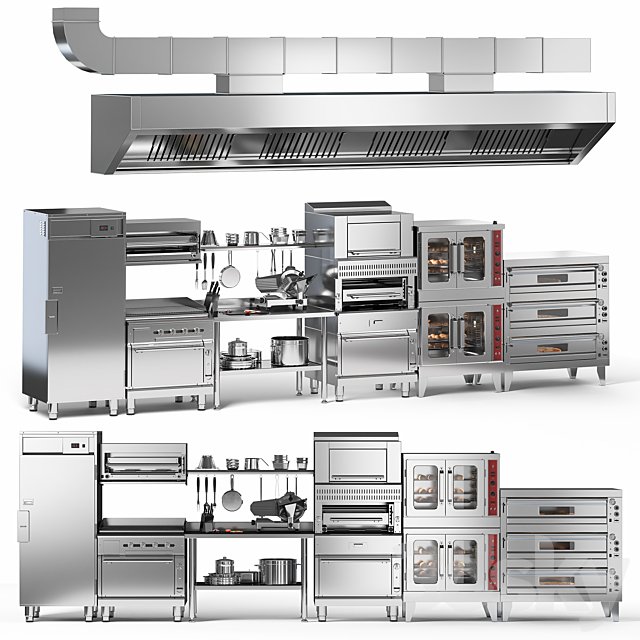 Cafe equipment set 3