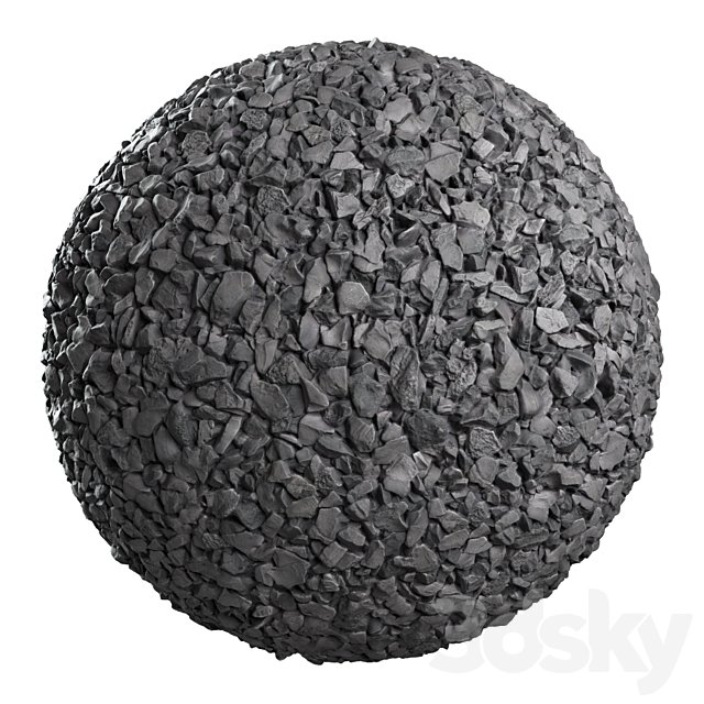 Gray gravel