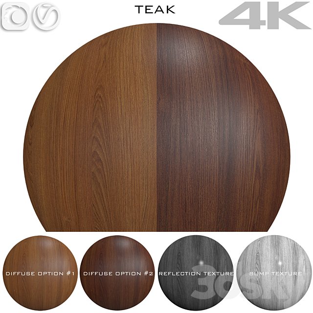 Texture Teak №2