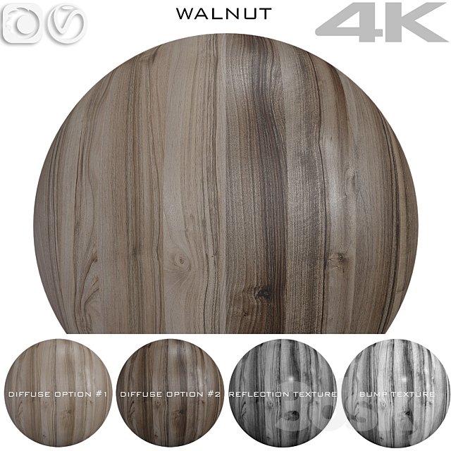 Texture Walnut №6