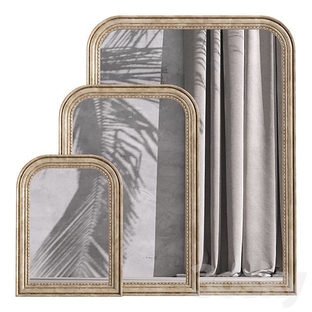 Set of mirrors Afsan 2, La Redoute