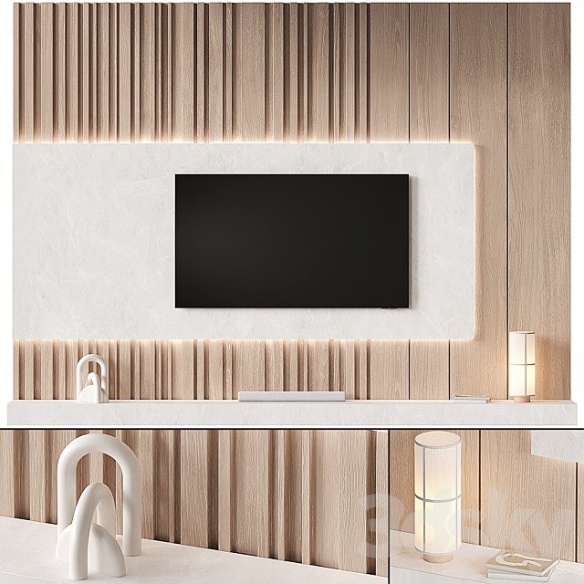 TV Wall set 02