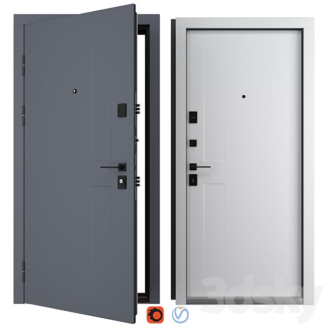 Entrance metal door Vista (Abvehr)