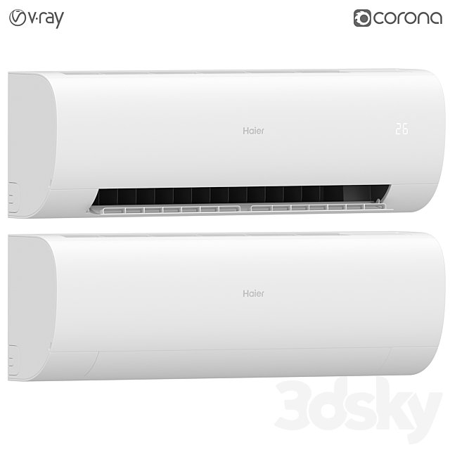 AIR CONDITIONER HAIER CORAL ON-OFF HSU-09HPL103/R3