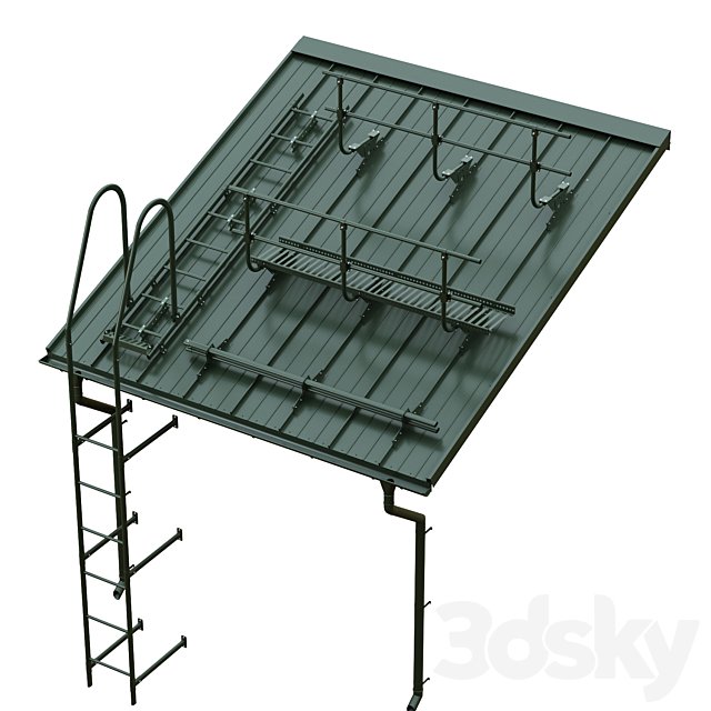 Seam roofing and Borge security system