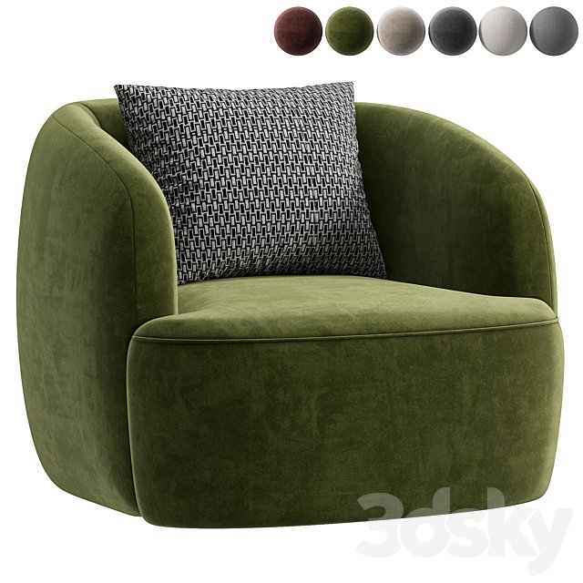 GWYNETH IVORY BOUCLE CHAIR BY CB2