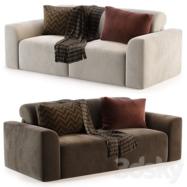 Corner Sofa Baivin Soft Light by Divan
