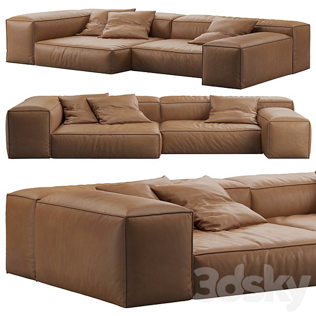 Extrasoft Sofa by Living Divani Comp 1