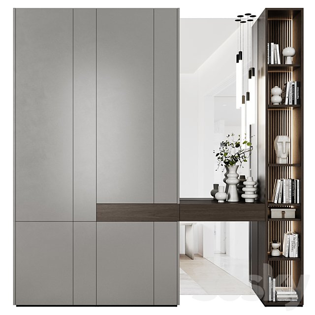 Hallway in modern style 02