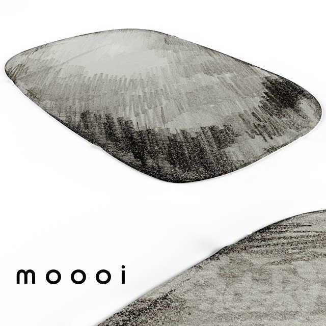 Moooi Carpet Scribble Grey