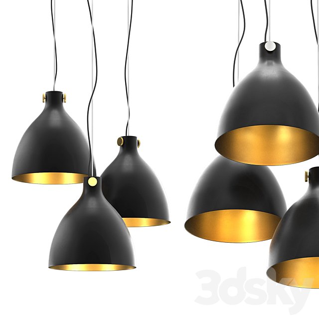 Indi-Pendant Round Suspension 3 Lamps