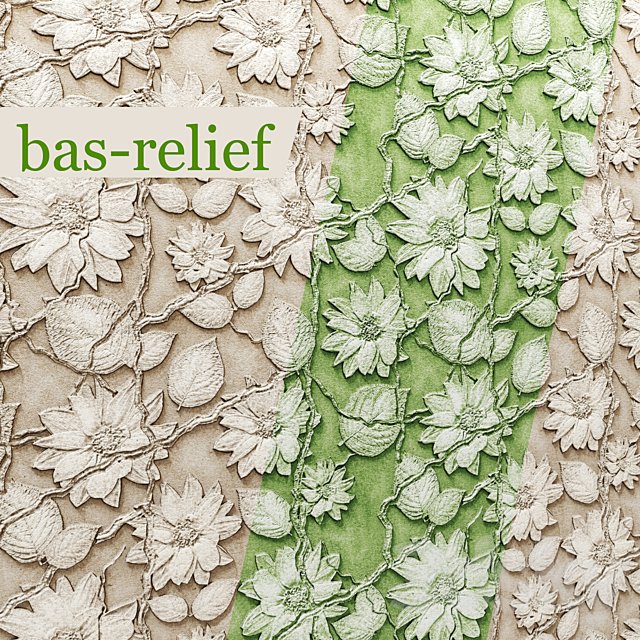 bas-relief, Bas-relief, stucco, plaster, flowers, pattern, stucco decor, wall, linkrusta