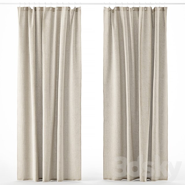 Bathroom curtain set 01