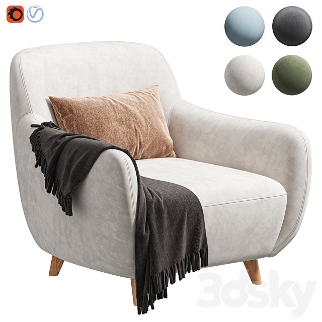 Armchair Ansil Happy Light
