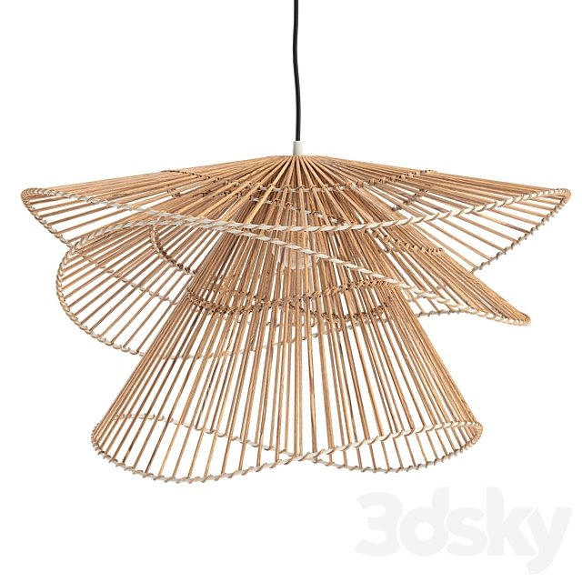Three Tiers Bamboo Pendant Lights