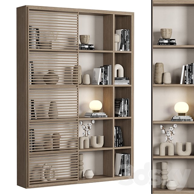 Cabinet with shelves 041