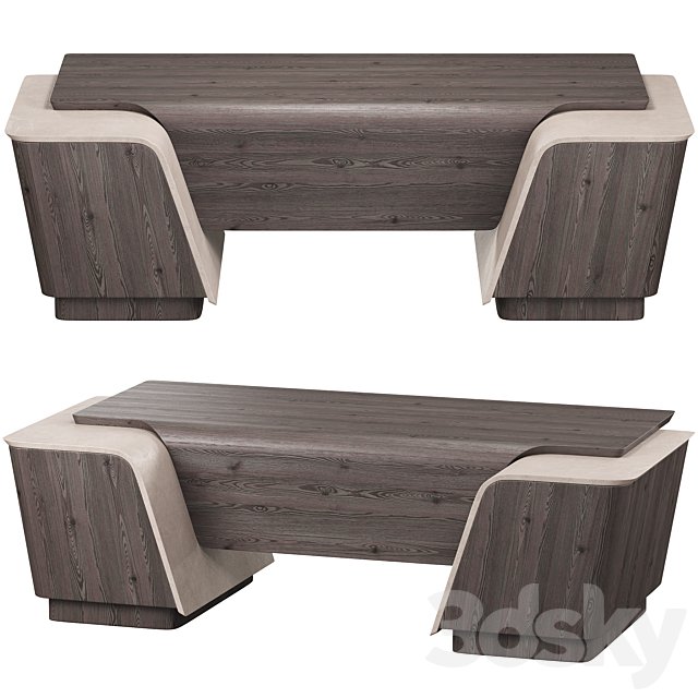 Blues Presidential Office Desk by Turri