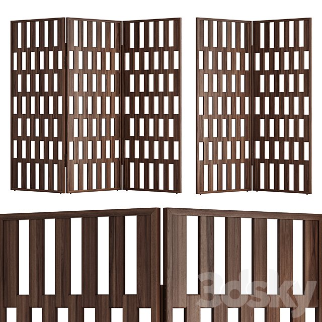 Decorative partition Hilton 2 3 from Porada