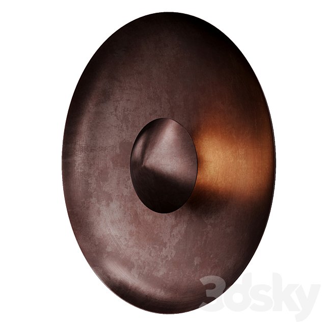 Dusk burned black wall lamp by 101 Copenhagen