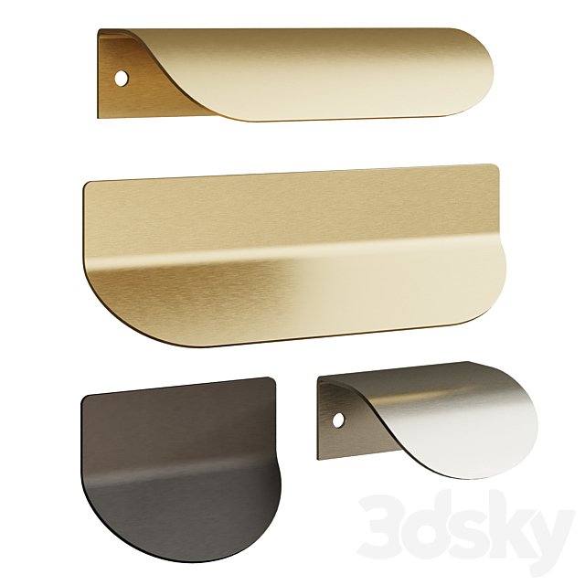 Plankhardware MERCURY, FOLD Handle