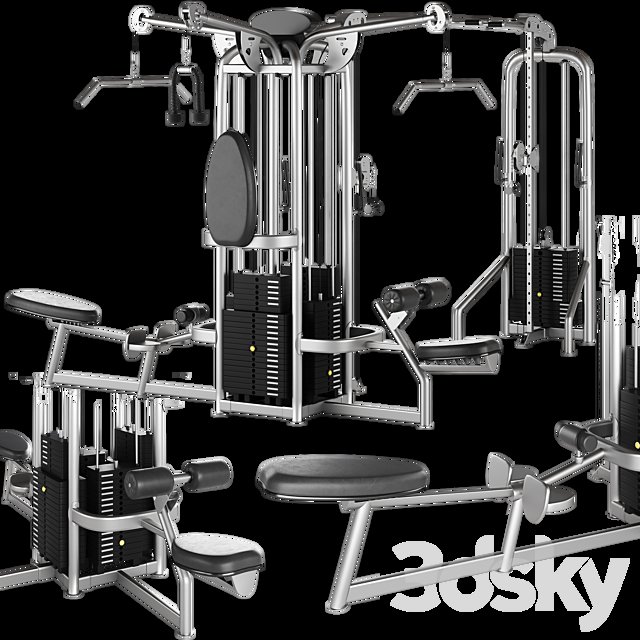 HOIST MULTI JUNGLE GYM SYSTEM CMJ-6600-S 6 STATION
