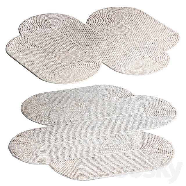 Hand Knotted Loop Rug by Hatsu