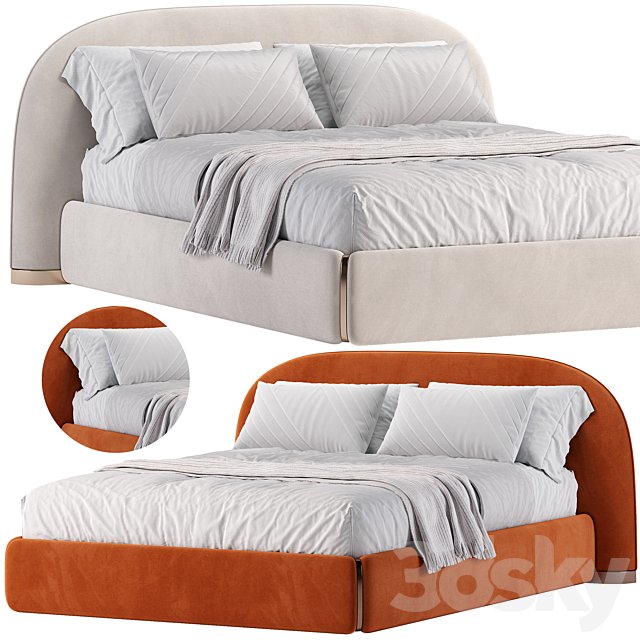 TOLEDO Bed by Black Tie