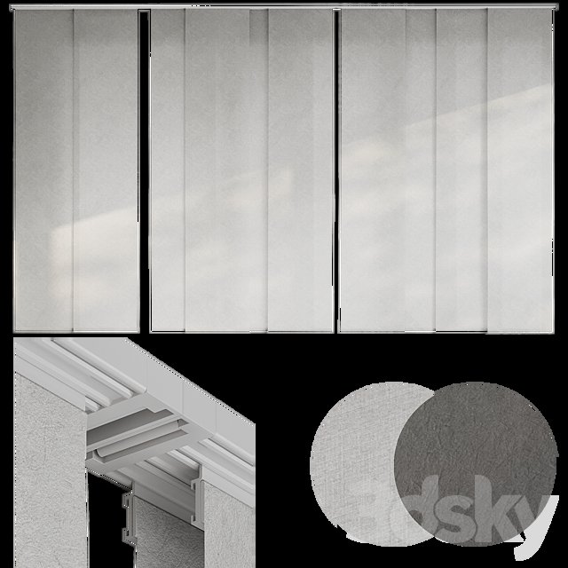 Panel Japanese curtains