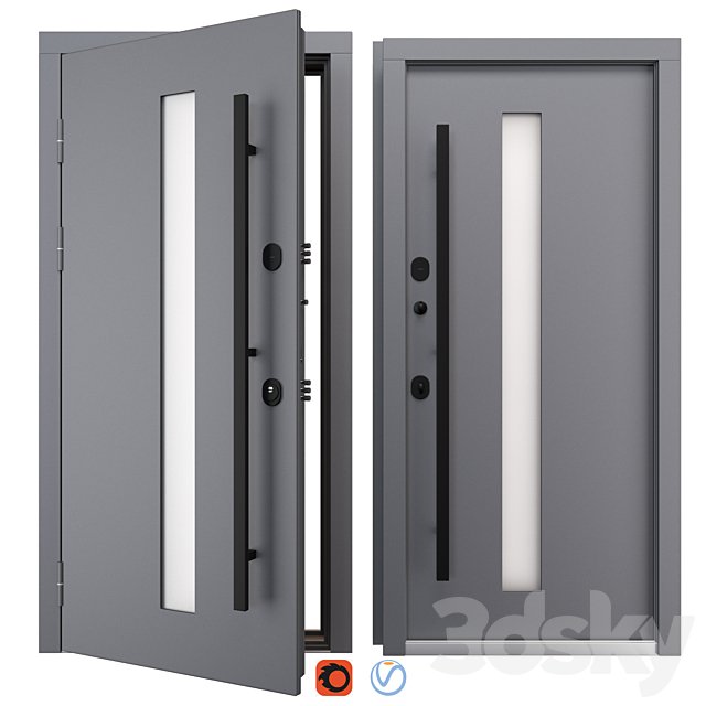 Entrance metal door Nova 038 (WISNIOWSKI)