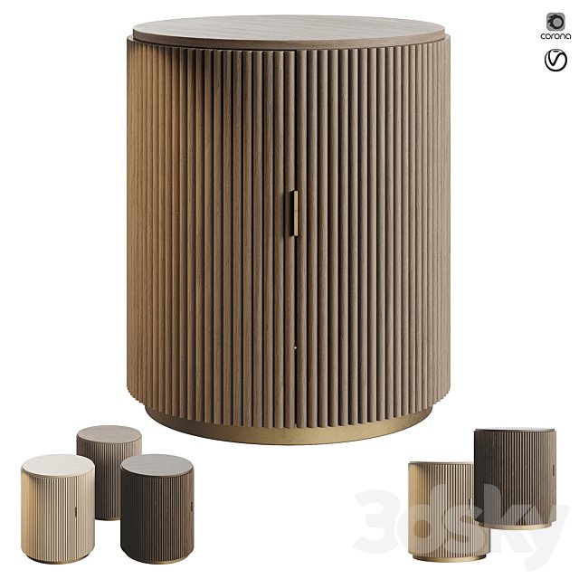 Shake Design Hege 5 Bedside Table