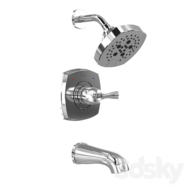 Delta STRYKE 14 Series Tub and Shower mixer