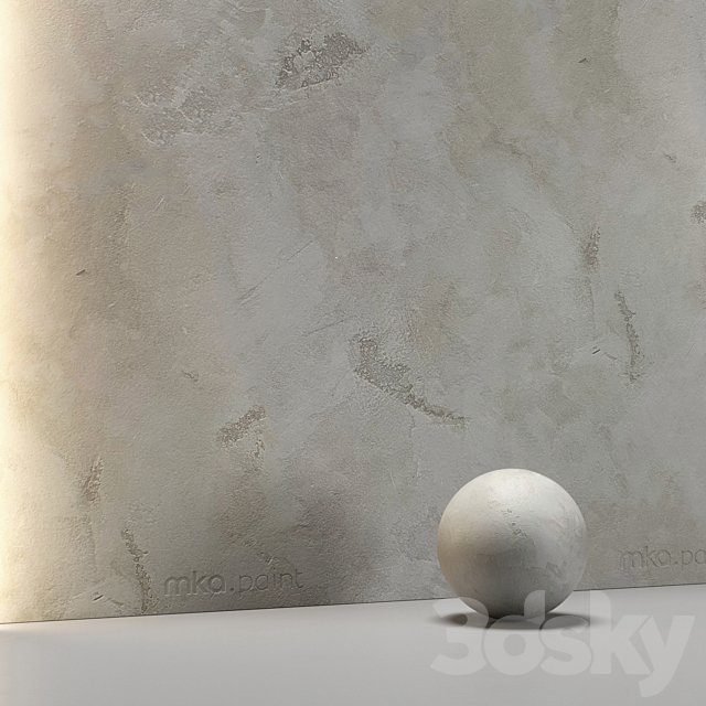 Multi-layer decorative coating mka paint based on Antico