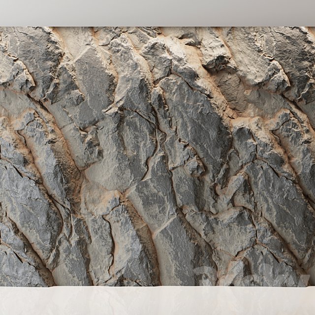 Rock cliff wall №63