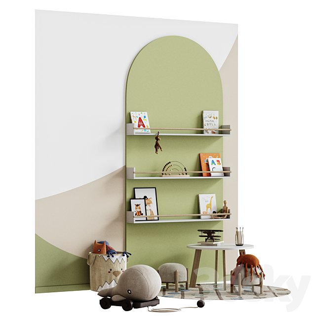 Decor and furniture for children's Set-003