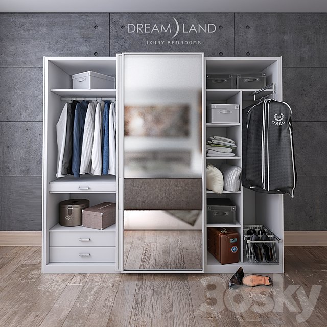 Wardrobe Sevilla with internal content