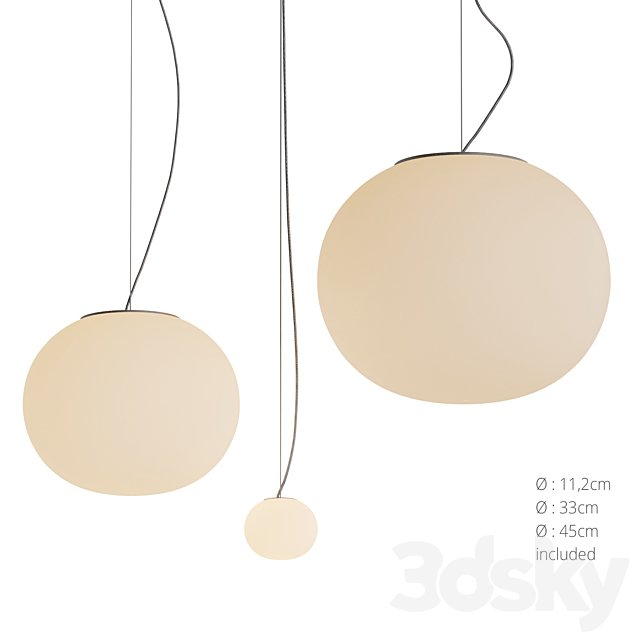 Glo-Ball Pendant, Flos