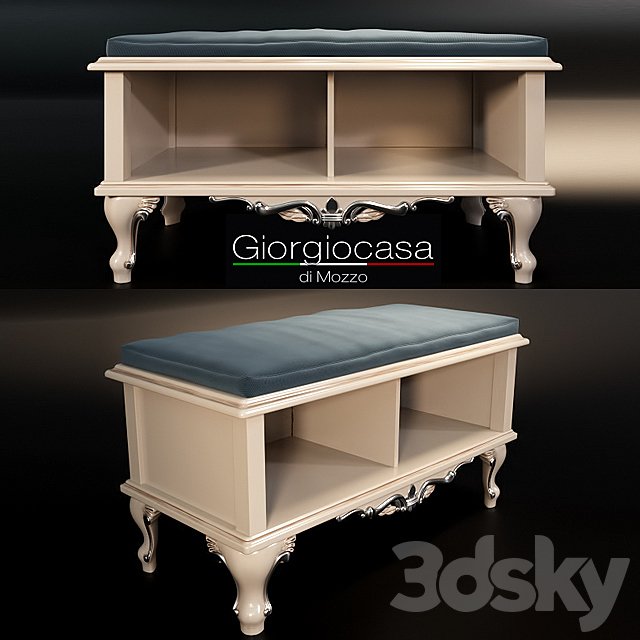 Giorgiocasa bench in fabric