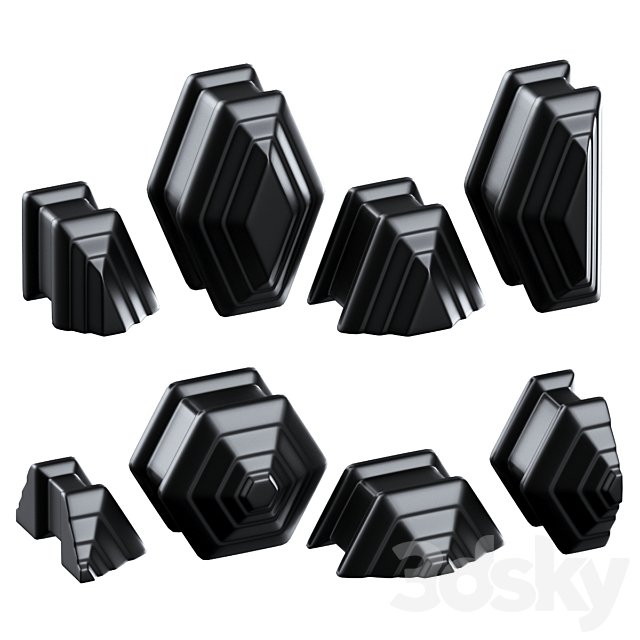 Glass blocks. Set 5.