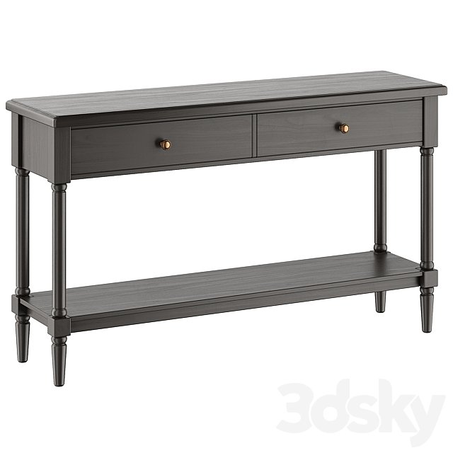 Console with drawers and shelf BLUES