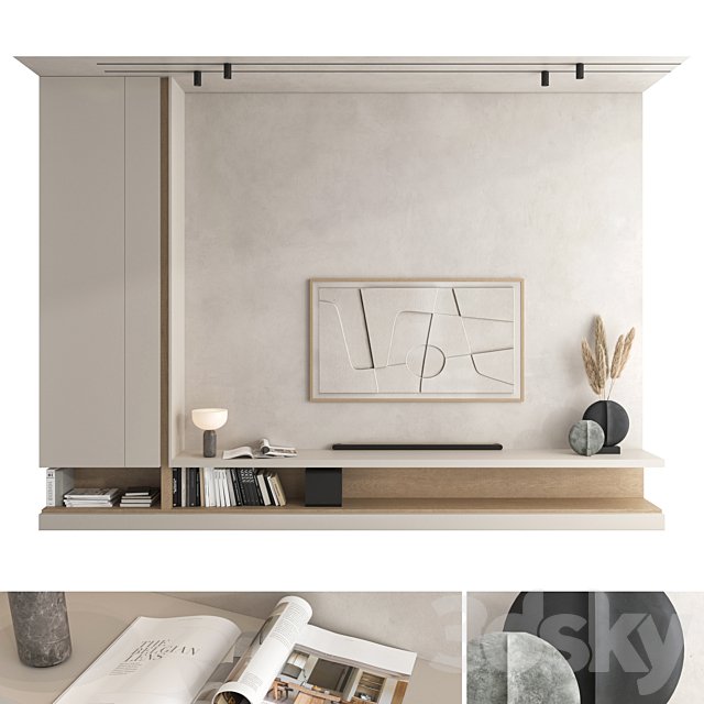 TV wall set 43