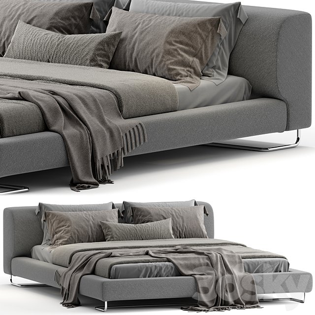 Moroso LOWLAND double bed