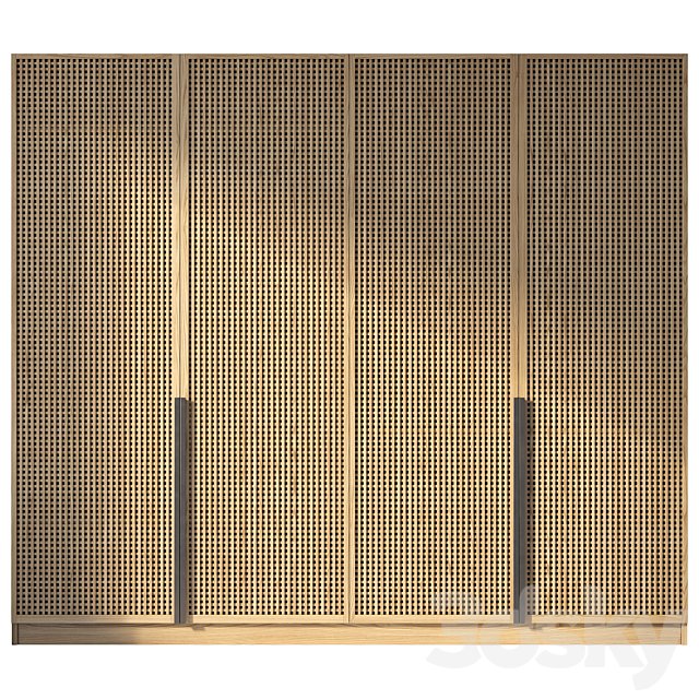 Wooden Wardrobe N002