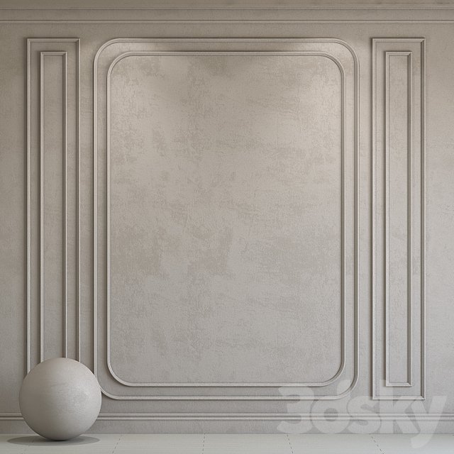 Decorative plaster with molding 273