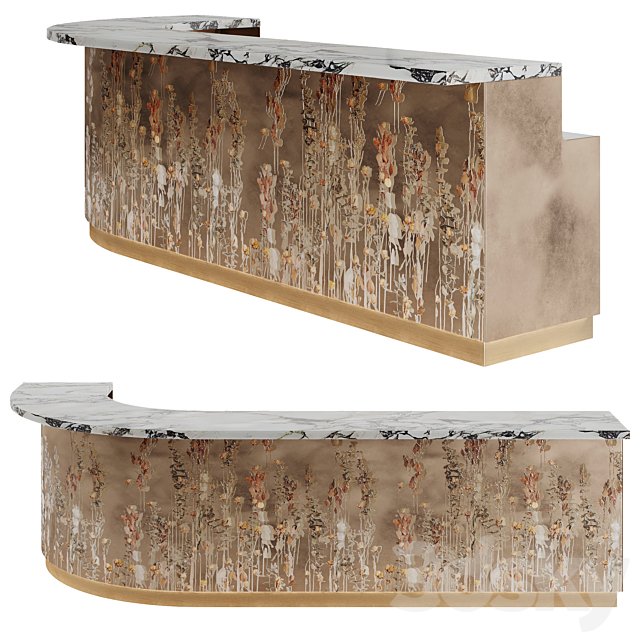 Bar counter with flowers by Nuova Home